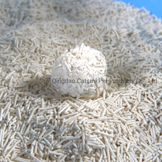 Carbon Environmental Protection Belt-Shaped Soluble Tofu Cat Litter Made in Chinese Pet Product Factory