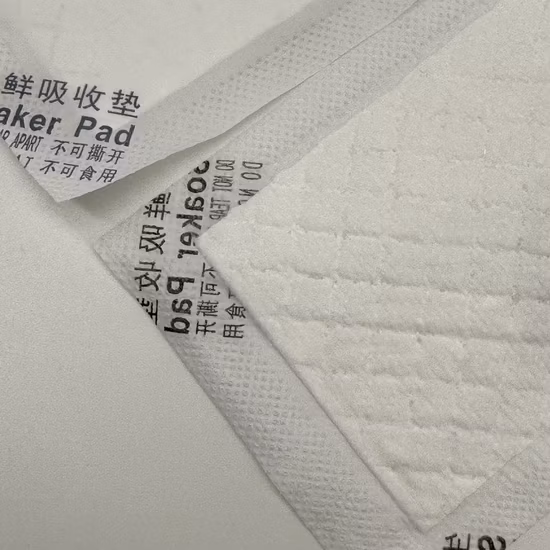 Absorbent Pads for Meat Sea Food Packing OEM Accepted