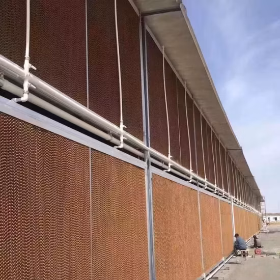 Chicken House/Greenhouse Aluminum Gutter Pads Poultry System Air Cooler Agricultural Cooling Pad for Greenhouse