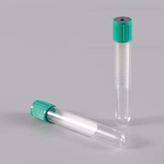 Medical Disposables Plastic Glass Purple Cap Vacuum Blood Collection Tube 5ml K2 K3 EDTA Tube